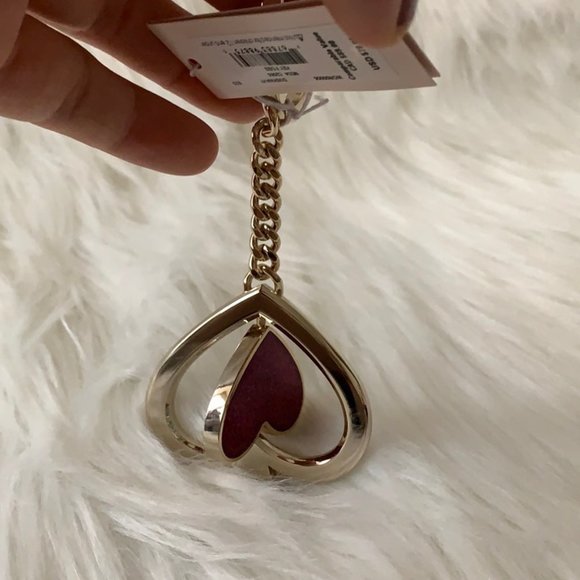 KATE SPADE Shimmy Spade Swivel Key Ring